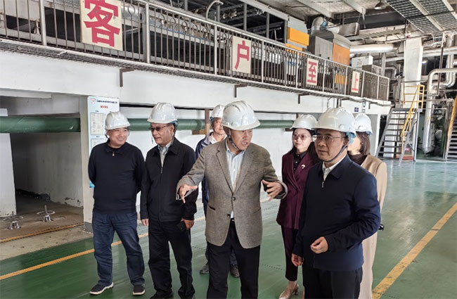 常德市政协主席张峰一行莅临公司走访调研